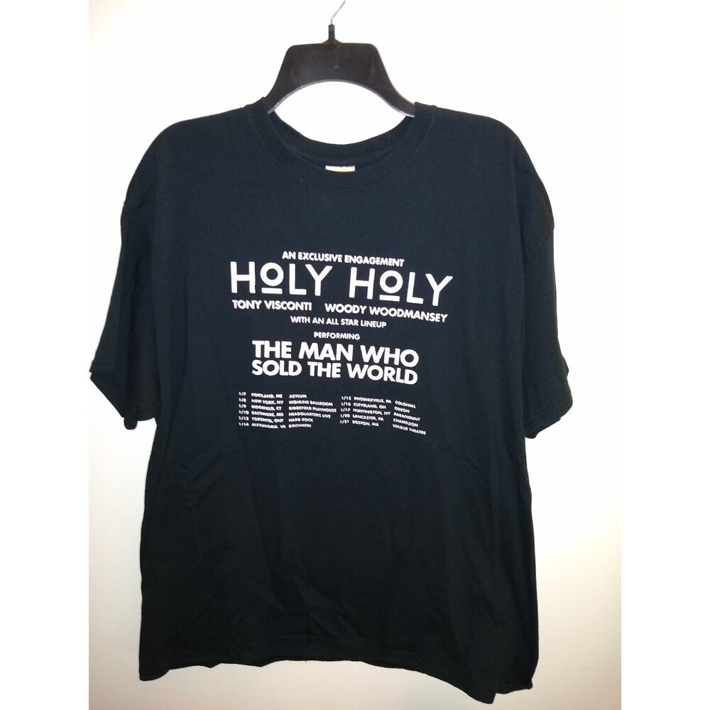 Holy Holy American Tour T-shirt Size XL Heaven 17 Tony Visconti David Bowie